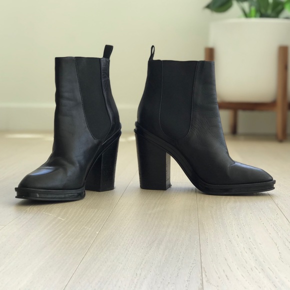 Aldo Leather Ankle Boots - Picture 5 of 6